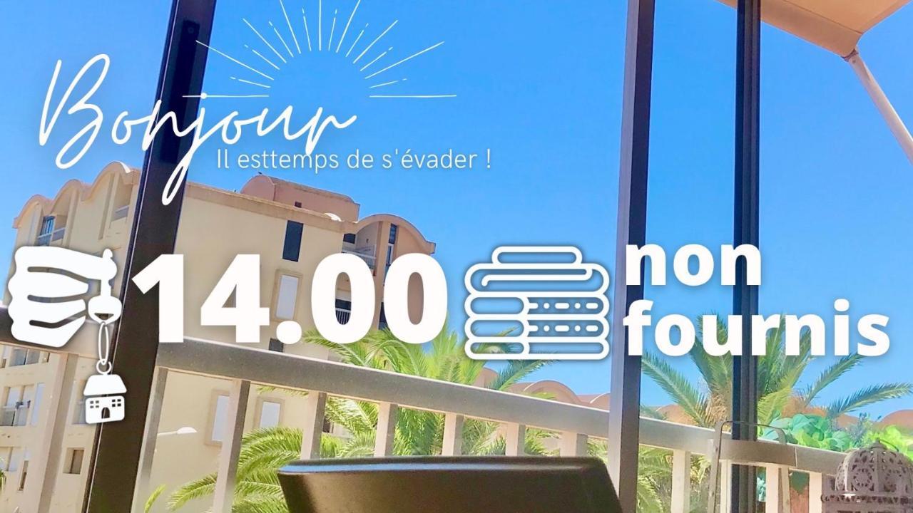 Retromirabeau "Cote Mer" - 29M2 - Lumineux - Terrasse Loggia - Vue Marina - Parking Securise - 2 A 3 Pers - Emplacement Top - Cheques Vacances Connect Gruissan Exteriör bild