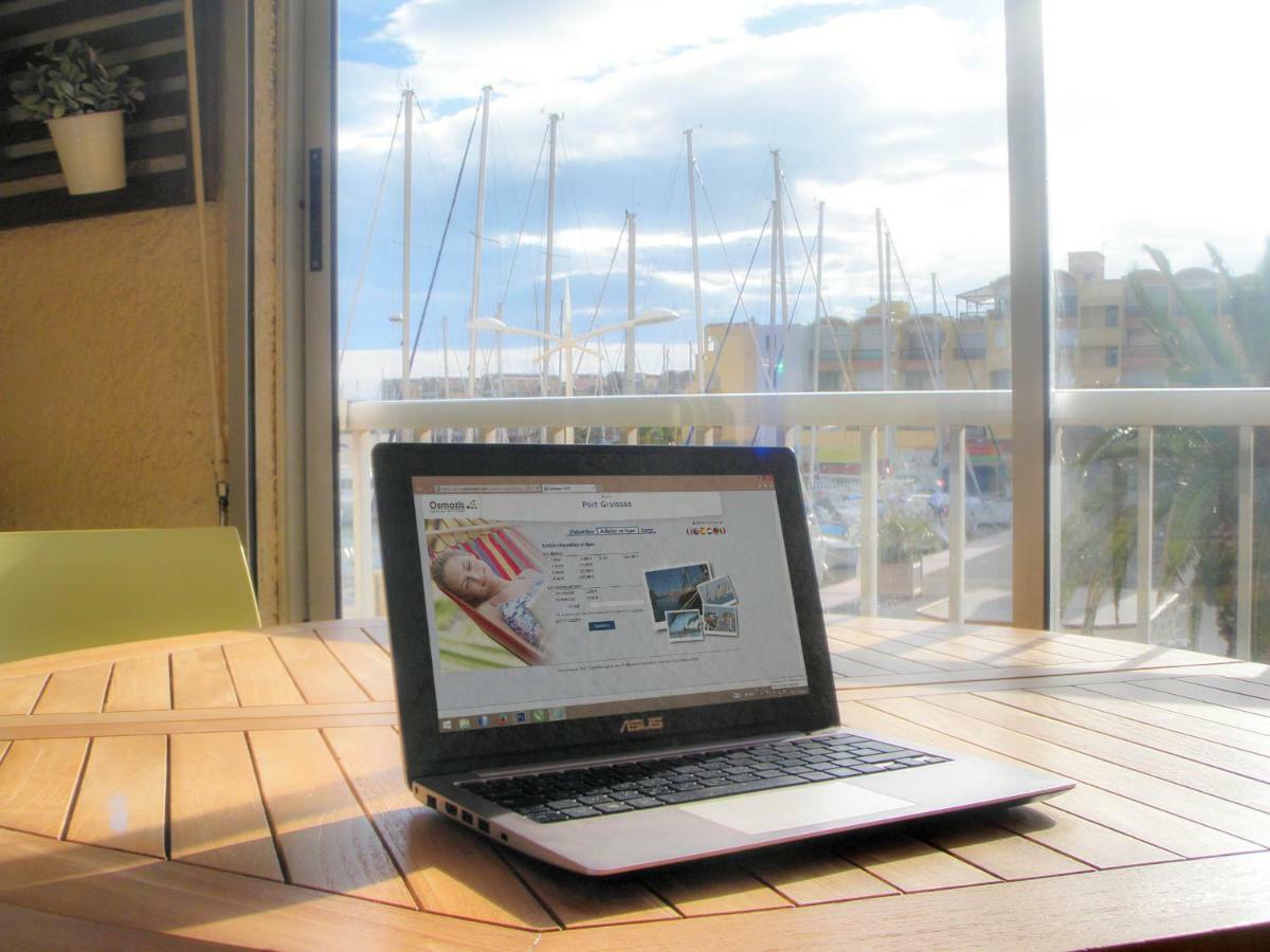 Retromirabeau "Cote Mer" - 29M2 - Lumineux - Terrasse Loggia - Vue Marina - Parking Securise - 2 A 3 Pers - Emplacement Top - Cheques Vacances Connect Gruissan Exteriör bild